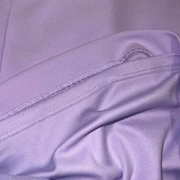 Calvin Klein Opal Lilac Crepe Sheath Lined Sleeveless Dress - Picture 10 of 11